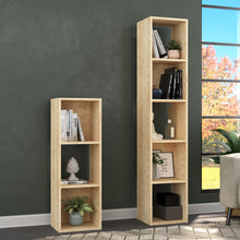 Load image into Gallery viewer, 5-Tier Shelf Minimalist 5-Tier Bookshelf - Natural Wood
